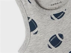 Name It grey melange undertrøje rugby bold